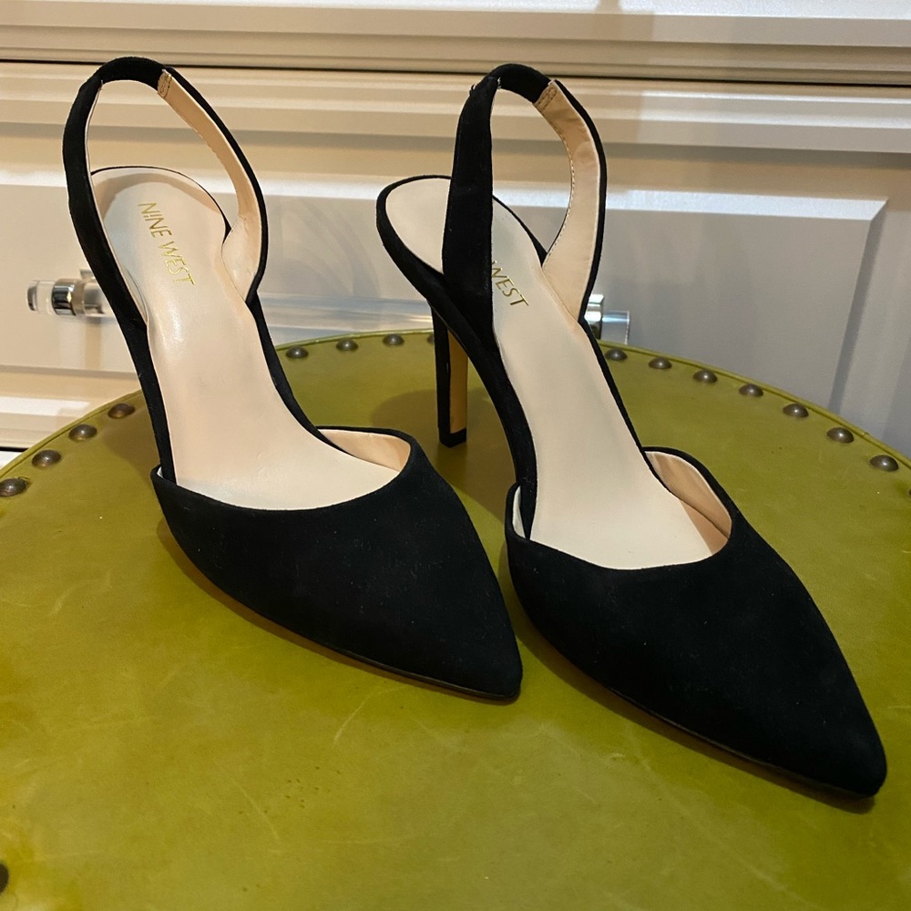 Nine West stilettos, black